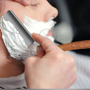 Maquinilla de afeitar para peluquero, mango resistente para un afeitado suave y líneas perfectas para Barba, maquinilla de afeitar recta para peluquero de gama alta - Product Image 5