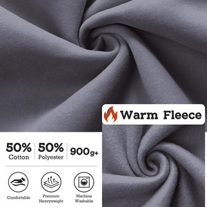 2025 personnalisé LOGO bouffée impression 450GSM français éponge extérieur hommes sweats à capuche chaud polaire lourd sweats à capuche surdimensionnés pour hommes - Product Image 6
