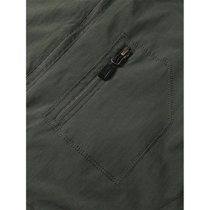 Best <b>Waterproof</b> Oversize Custom Logo Causal Printed Long Sleeve 100% Cotton Lightweight Windbreaker <b>Jacket</b> - Product Image 6