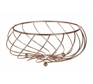 Panier de rangement en fil de fer doré classique moderne, style durable, décoration d'intérieur pour un usage quotidien des légumes et des fruits - Product Image 6