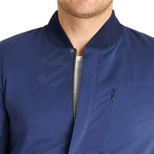 Stylish Men Scrub <b>Jacket</b> for Healthcare <b>Workers</b> Men Scrub <b>Jacket</b> with Comfortable Inner Lining - Product Image 5