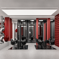 Vitrine Salonmöbel LED-Displayregal Outdoor-Möbel Parfümständer Ausstellungsregal Schaukasten Restaurantmöbel Nagelstudio-Einrichtung