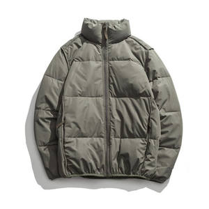 Chaqueta acolchada clásica para hombre con cierre de cremallera, ropa de abrigo acolchada ligera y cálida para invierno y otoño - Product Image 1