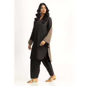 Conjunto Coordinado de Lino Teñido de Doble Capa Dobby, Conjunto Casual de 2 Piezas con Pantalones Cortos por Encima de la Rodilla, Tallas XS y XXS-IPST-55128 - Product Image 4