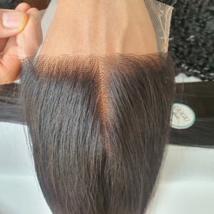 Vente en gros de cheveux Remy ondulés, 4x4, 5x5, 6x6, pour fermeture lacet, partie libre naturelle, double trame - Product Image 2