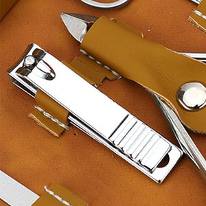 Portable professionnel 10 pièces en acier inoxydable doigt manucure pédicure trousse à outils ensemble de soins des ongles par L.A. ELAHI & CO, - Product Image 5