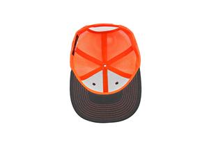 Sombrero de camionero de malla naranja de alta calidad, estilo deportivo, gorra de Ciclismo de verano a la moda para viajes informales al aire libre, carbón - Product Image 6