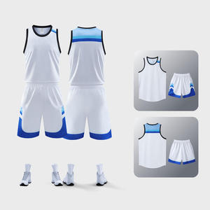 Ensembles de maillots de basket-ball personnalisés en gros, maille respirante, séchage rapide, design personnalisé, uniforme d'équipe, hommes, femmes, vêtements de sport OEM - Product Image 2