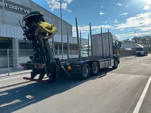 MANN TGX 33.510 KLIMA TIMBER LOGLIFT Truck 6X4 Euro 6 Transmission automatique Système hydraulique 8x4 Roue motrice d'occasion - Product Image 5