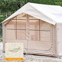 Tente gonflable luxueuse avec climatisation, installation facile, tentes gonflables 4 saisons pour le camping, imperméable 420D Oxford