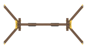 <b>Wooden</b> <b>Outdoor</b> Amusement <b>Equipment</b> for Kindergarten & Pre-School Age Fun Kids' Games for Playground & Amusement Park - Product Image 2