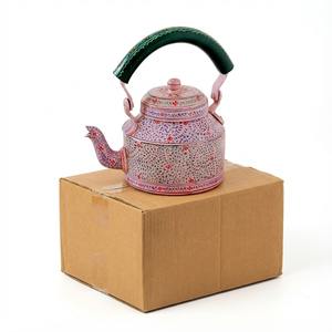 Tetera Antigua de la Mejor Calidad, Pintada a Mano, Elaborada para Servir Té en Cafeterías y Restaurantes, Tetera India - Product Image 1