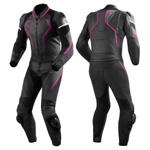 Traje de Moto Personalizado Diseño Cp de Una Pieza en Piel de Vaca/Canguro, Mono de Carreras de Pista de Cuero para Motocicleta con Certificación CE Todas las Tallas - Product Image 4