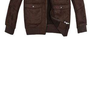 Blouson Bomber Uni Homme Casual Coupe Slim Nouvelle Mode Automne Vestes de Haute Qualité pour Hommes - Product Image 6