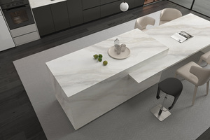 <b>Prime</b> Core Custom Kitchen Bathroom Vanity Tops Calacatta Carrara Hotel Project Eco-Friendly Non-Toxic Artificial Countertops - Product Image 1