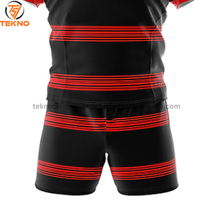 Uniforme Rugby 2025 de haute qualité à bas prix respirant séchage rapide Logo personnalisé manches courtes sublimation uniforme Rugby OEM - Product Image 4
