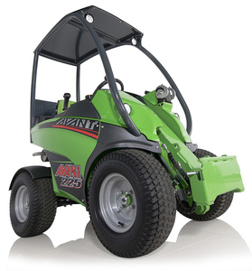 Chargeur sur pneus articulé multifonctionnel super compact Capacité de 350 kg Moteur à essence 25 CV Matériel de jardinage Pompe Kohler EFI - Product Image 4