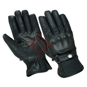 Guantes de Motocicleta de Cuero Premium Personalizados, Coloridos, Impermeables, con Protección UV, Transpirables, para Carreras, Unisex, para Exteriores - Product Image 1