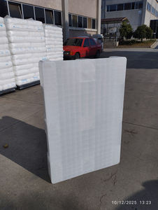 Paleta de Plástico Blanca de Grado Alimenticio de 80x120x15 cm con Superficie Sólida para Almacén y Transporte - Product Image 2