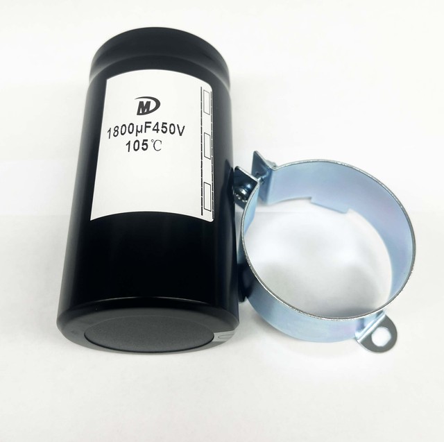 Smiler 1800uf 450v 105℃ 2000h Screw Type Aluminum Electrolytic Capacitor with Hander