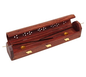 Hot Selling New Design Wooden Handcrafted <b>Incense</b> <b>Sticks</b> Burners <b>Holders</b> Wholesale From India - Product Image 1