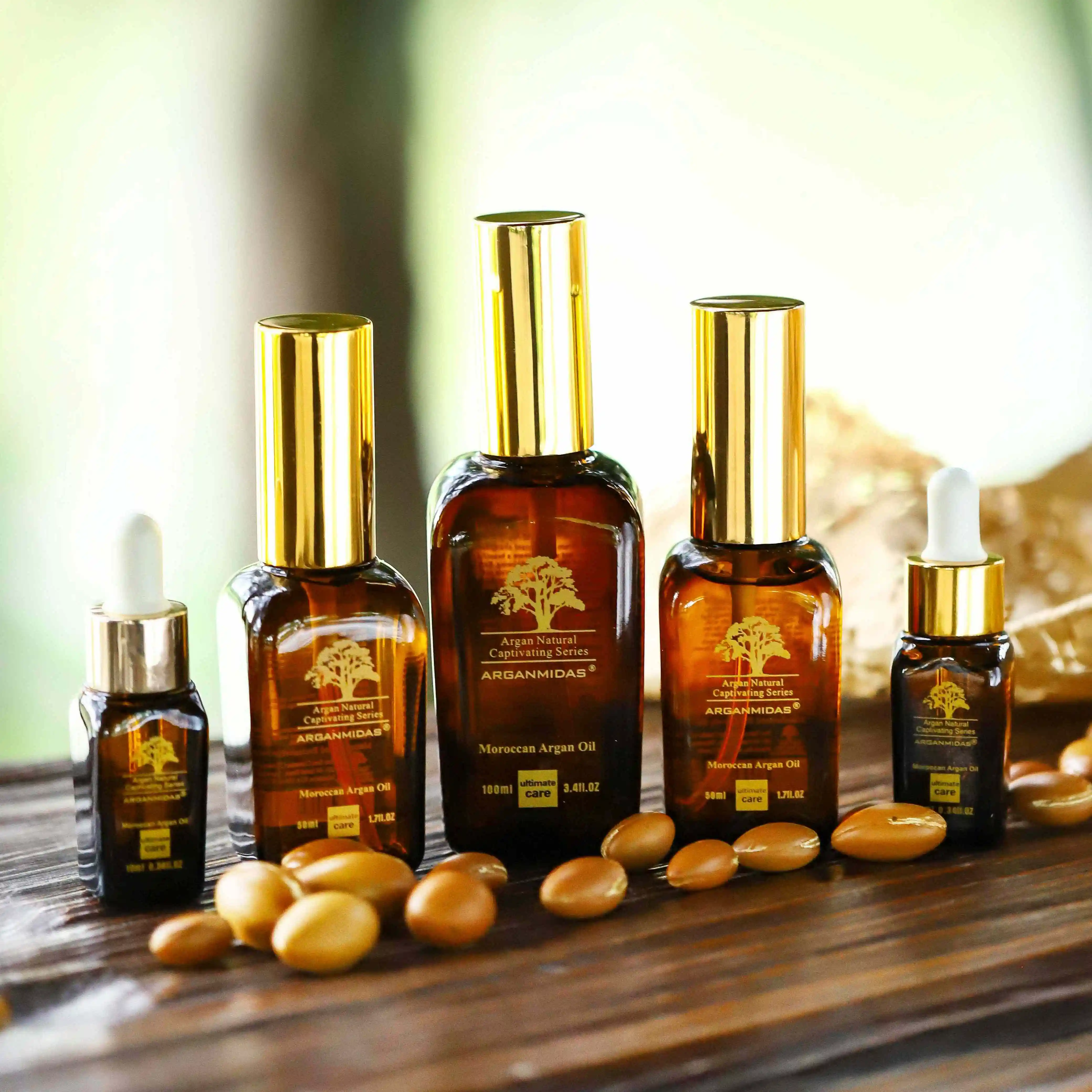 Arganmidas OEM Bio Organic Argan Oil Private Label Morocco Argan Oil Bulk for Hair