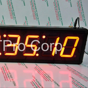 ATC-HHMMSS-L Modern Plastic <b>Digital</b> <b>LED</b> Wall <b>Clock</b> High Precision Battery Powered From ATPRO Vietnam - Product Image 1