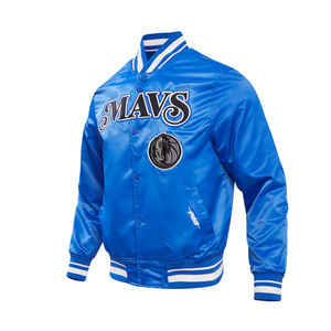 เสื้อแจ็กเก็ตผ้าซาตินใส่ได้ทั้งชายและหญิงใส่ได้ทั้งชายและหญิงเสื้อโค้ทเบสบอลกลางแจ้งปรับแต่งได้ - Product Image 5