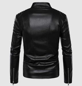 2026 haute qualité unisexe en cuir moto veste support dessin animé manches longues personnalisable à la mode tendance confortable hiver - Product Image 6