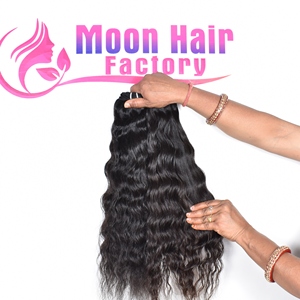 Cheveux humains vierges non traités, non chimiques, provenant de temple du sud de l'Inde, disponibles en gros, prix de vente - Product Image 3