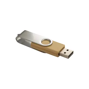 Chiavetta USB Personalizzata in Bambù da 4GB per Uso Promozionale - Product Image 2