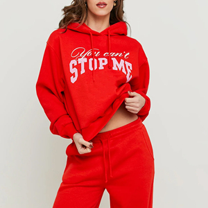 Wholesale Custom Women's Cotton Hoodie | Eco-Friendly Streetwear Printed Pullover for Winter | 100% Breathable Fabric - Product Image 4