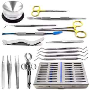 Kit de Cirugía de Implantes Dentales de Acero de Alta Calidad, Juego de Instrumentos Quirúrgicos Dentales con Fuente de Energía Manual - Product Image 1