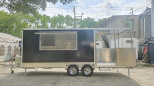 Remolque de comida caliente Helado Furgonetas Camión de comida Carro de remolque Quiosco móvil Concesión Remolque de comida mejores precios - Product Image 5
