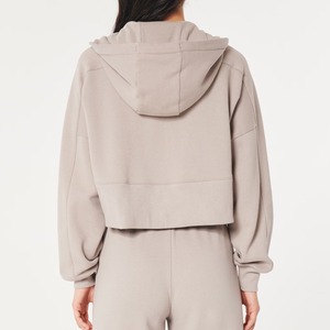 Ropa informal para mujer, el más vendido, el mejor precio, Top corto para mujer, sudaderas con capucha, Top corto ligero personalizado para mujer, sudaderas con capucha - Product Image 4