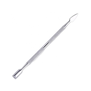 Zullo Industries ZI-PR-0011 Dual Head Stainless Steel <b>Cuticle</b> Pusher <b>Trimmer</b> Professional Nail Art Tool Manicure Pedicure Set - Product Image 1