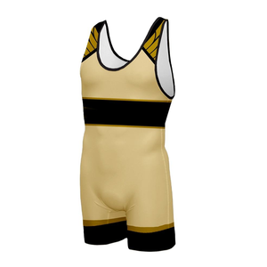 ชุดซิงเกิลเล็ตสำหรับนักมวยปล้ำแบบยูนิเซ็กซ์ OEM ระบายอากาศได้ดี แห้งเร็ว ติดกระดุมแบบ Snap ทรงเข้ารูป น้ำหนักเบา ผลิตจากผ้าสแปนเด็กซ์/โพลีเอสเตอร์ สำหรับผู้ใหญ่ - Product Image 2