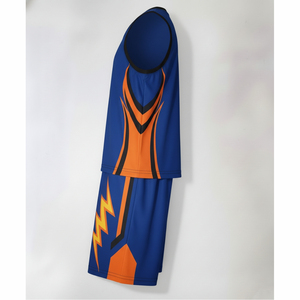 ชุดบาสเก็ตบอลแบบกลับด้านได้ ผ้าตาข่าย ระบายอากาศ แห้งเร็ว ต้านเชื้อแบคทีเรีย 100% โพลีเอสเตอร์ ไซส์ใหญ่พิเศษ สำหรับฤดูร้อน แบบไม่มีแขน พิมพ์ลายตัวอักษร - Product Image 4