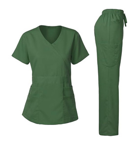 Uniformes médicos elásticos de talla grande personalizados, conjuntos de ropa de enfermería para uso hospitalario, uniformes médicos - Product Image 6