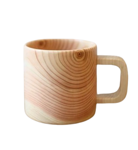 Tasse à thé en bois la plus vendue tasse à café faite à la main tasse en bois personnalisée avec paille par les exportateurs indiens - Product Image 2