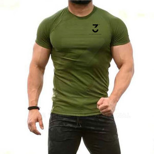 Quick Dry Sportswear <b>Men</b> Gym T Shirts Featuring Four Way <b>Stretch</b> Material With Lightweight Feel For Indoor And Outdoor Fitness - Product Image 3