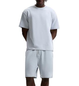 Conjunto deportivo de verano de alta calidad para hombre, camiseta y pantalones cortos, transpirable, informal, conjunto deportivo de 2 piezas para hombre. - Product Image 1