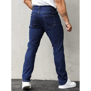 Jeans de Mezclilla Rectos de Cintura Alta, Estilo Vintage Retro Moderno, Corte Holgado para Hombre, Lavables y Transpirables, Tallas 26-40 - Product Image 3