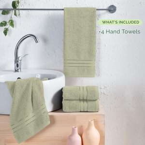 Hot Selling Luxury 100% Pure Grey Cotton Terry <b>Towel</b> High Quality Pool Spa Hand Bath <b>Towels</b> 4-Piece <b>Set</b> for Hotels Eco-Friendly - Product Image 2