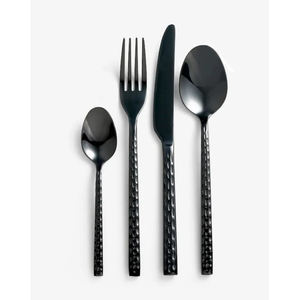 24 pièces uniques réutilisables de luxe, couteau à dîner en acier inoxydable argenté et doré, cuillères et fourchette, ensemble de couverts, ensemble de couverts en acier miroir - Product Image 3