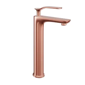 HERA <b>Single</b>-lever <b>Basin</b> Mixer <b>Tap</b> 8102 Rose Gold Bathroom Faucet Classic design for the traditional and classic look - Product Image 2