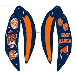 ผ้าคาดศีรษะปักลายสำหรับเล่นกีฬาเมล็ดพันธุ์ผมประดับลูกปัดสำหรับเล่นกีฬาวันเกม - Product Image 4