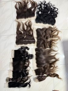 วิกผมดิบอินเดียขนาด13X6มีความละเอียดสูงด้านหน้าเป็นลูกไม้แบบเต็มไม่มีกาวผมธรรมชาติ13x4 - Product Image 5