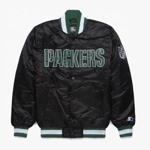 Custom Starter Baseball Chargers Cowboys Bomber Chaquetas para hombres Hombres Baseball Satin Sports Team Satin College Jacket - Product Image 5