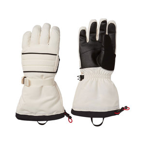 Gants de ski et de snowboard en cuir isolés chauds pour femmes de haute qualité, doigts entiers, imperméables, coupe-vent, respirants, écran tactile - Product Image 2